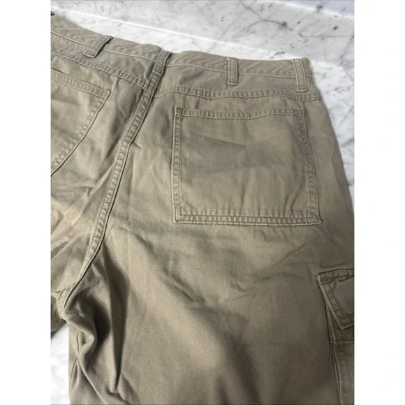Wrangler Cargo Shorts Mens 34 60BPWGR Khaki Ripstop Outdoor Hiking - Picture 13 of 14